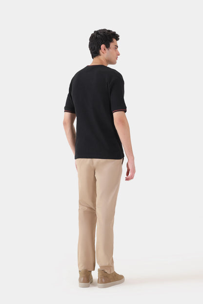 Waffle Knit T-Shirt - Cougar Clothing