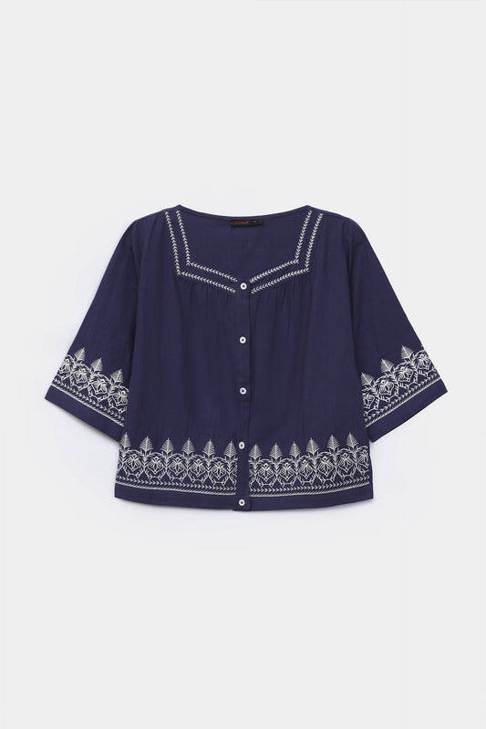 Embroidered Blouse - Cougar Clothing