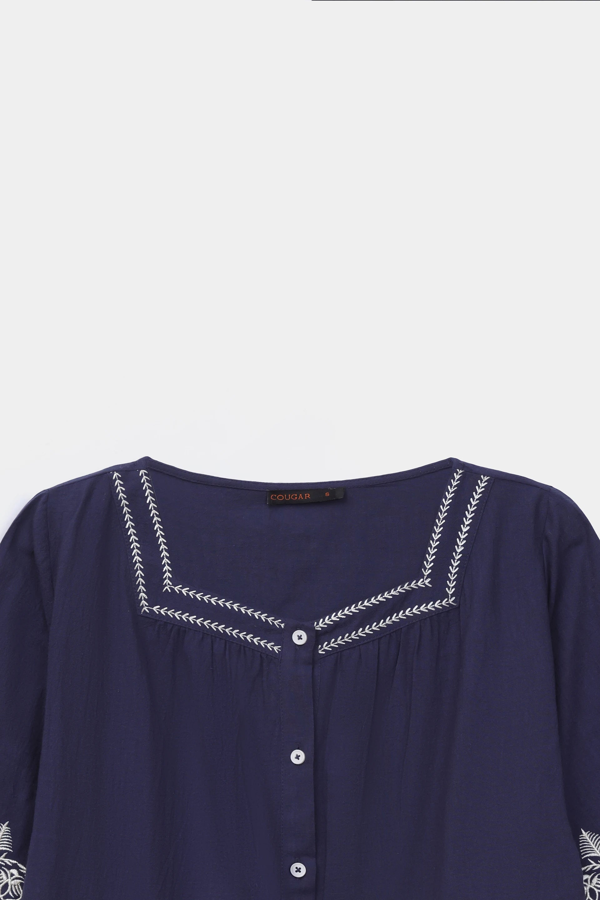 Embroidered Blouse - Cougar Clothing
