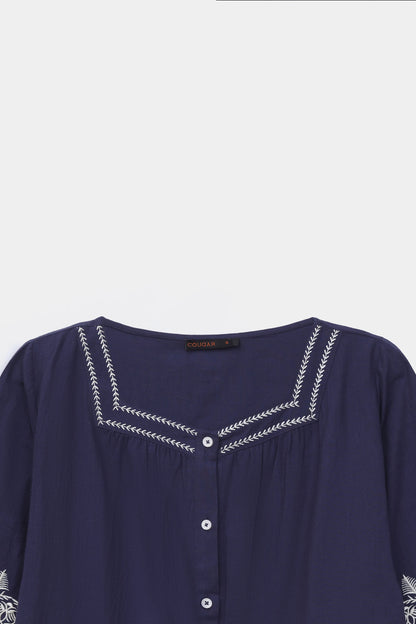 Embroidered Blouse - Cougar Clothing