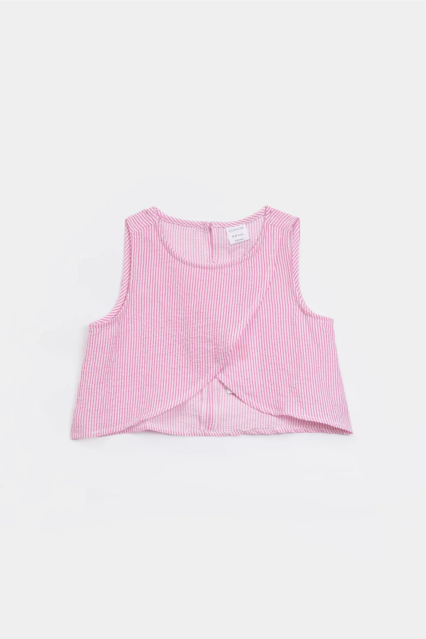 Striped Cotton Top - Cougar Clothing