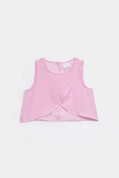 Striped Cotton Top - Cougar Clothing