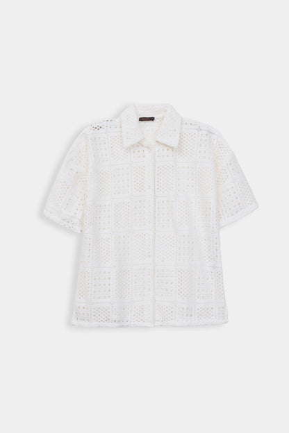 Textured Net Shirt - Cougar Clothing