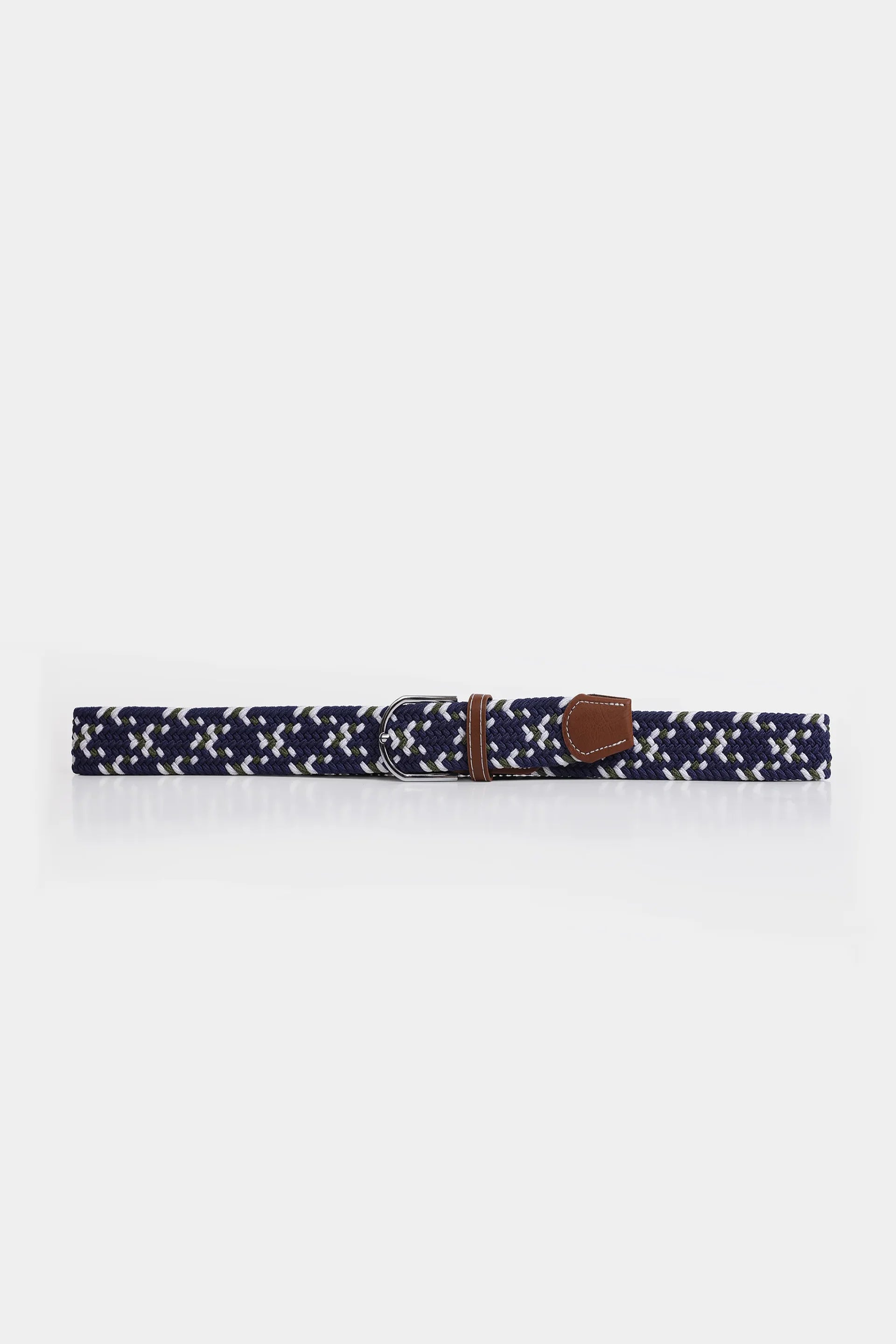 Geometric Pattern Elastic Belt - Cougar Clothing