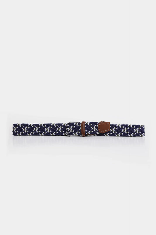 Geometric Pattern Elastic Belt - Cougar Clothing