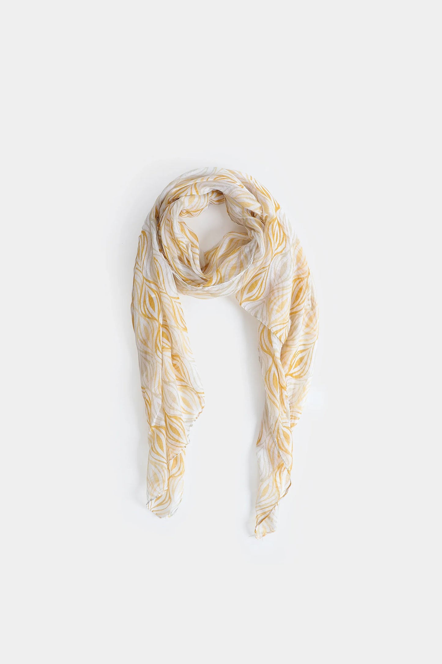 Wavy Printed Scarf - Cougar Clothing