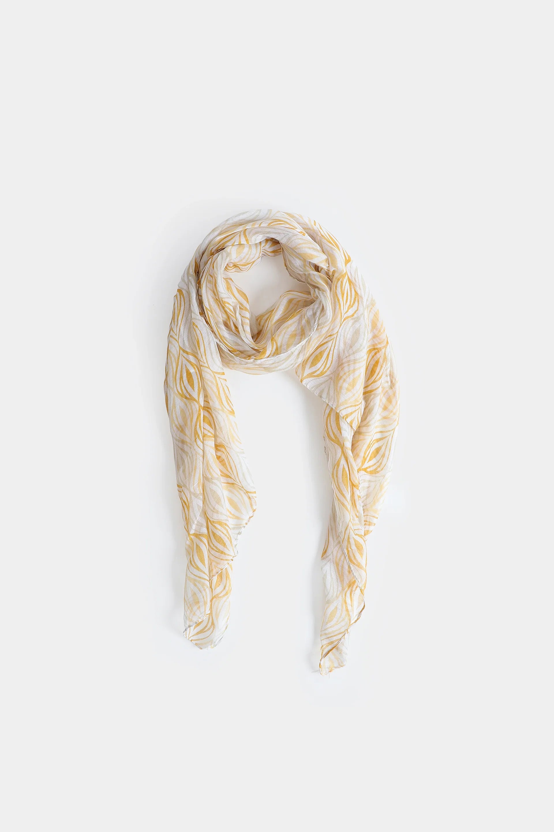 Wavy Printed Scarf - Cougar Clothing