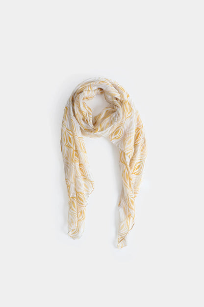 Wavy Printed Scarf - Cougar Clothing