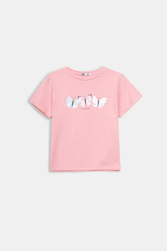 Butterfly Printed T-Shirt Jersey - Cougar Clothing