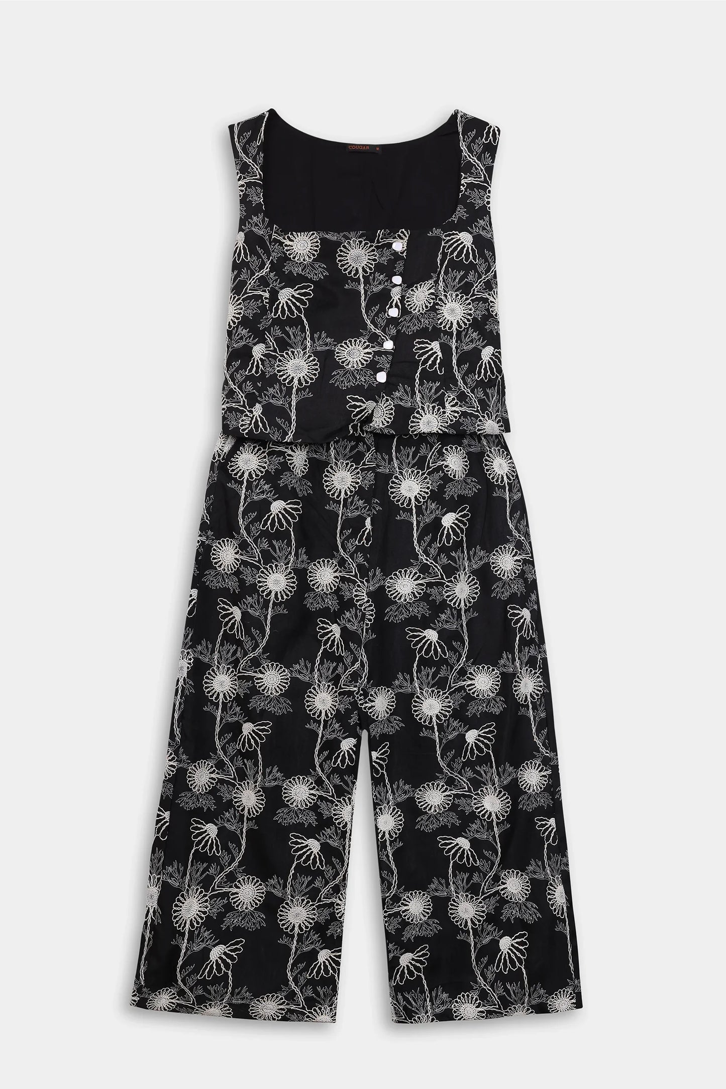 Embroidered Jumpsuit - Cougar Clothing