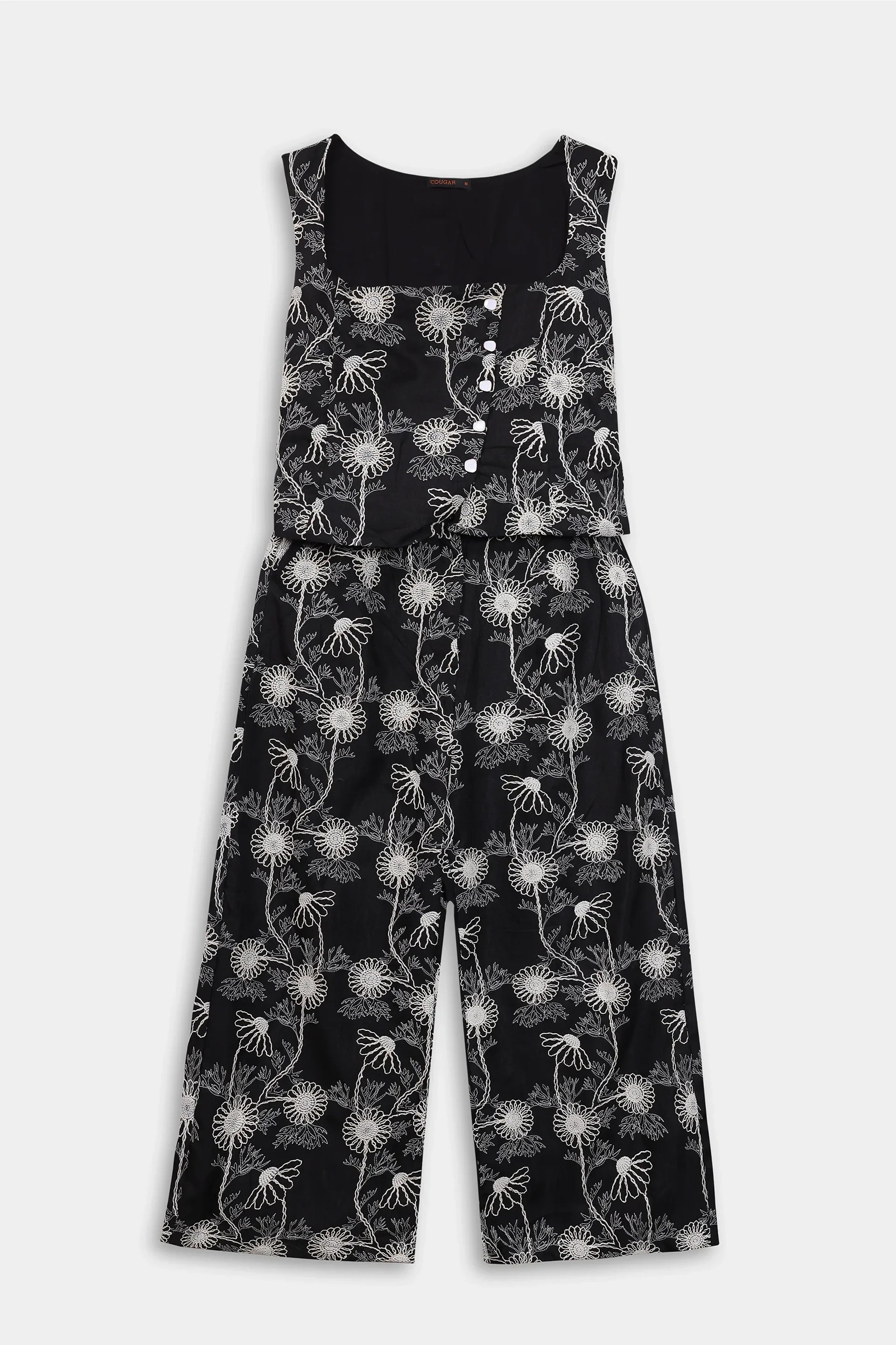 Embroidered Jumpsuit - Cougar Clothing