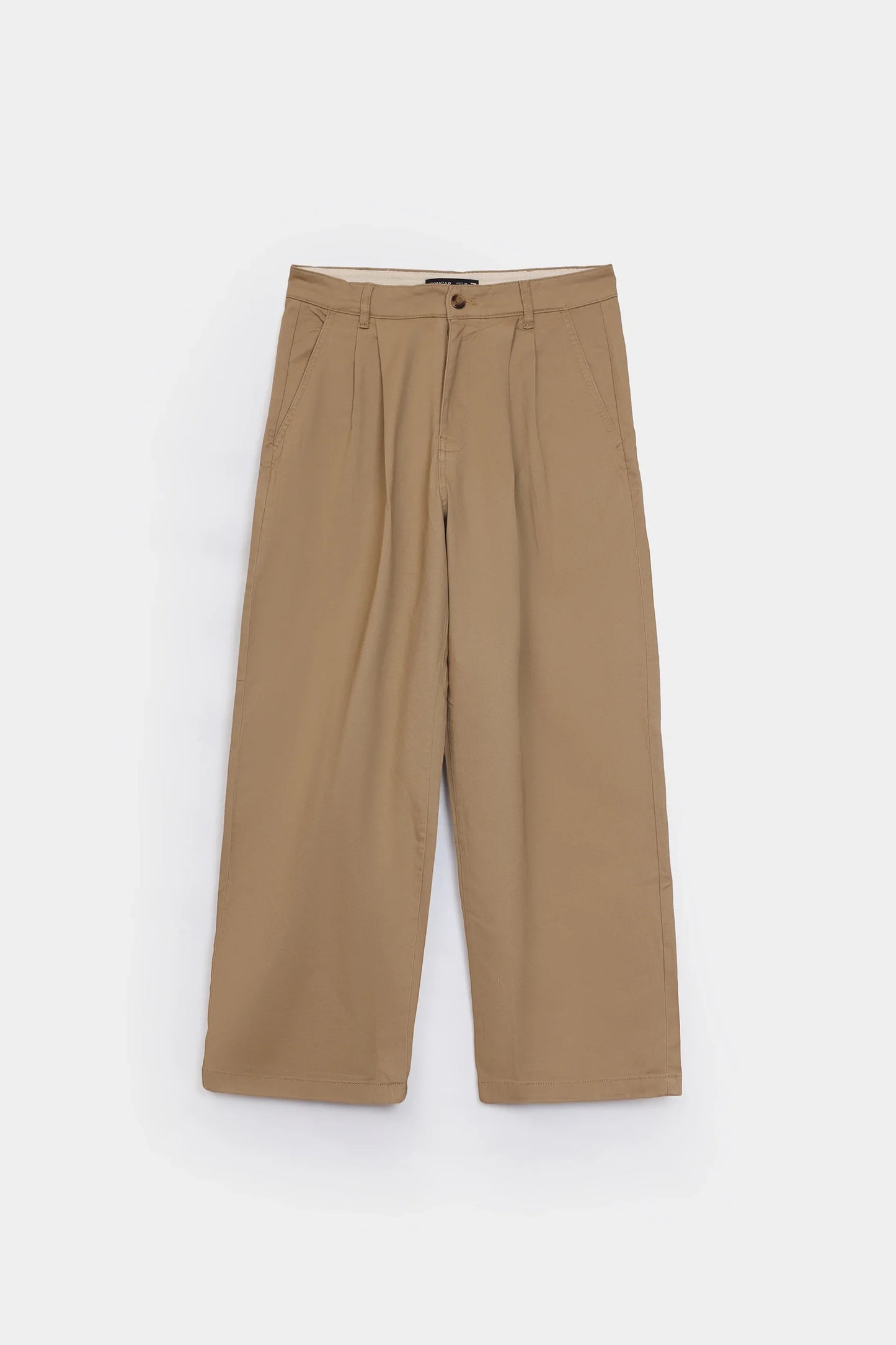 Wide Leg Pleated Trousers - Cougar Clothing