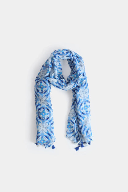 Geometric Pattern Scarf - Cougar Clothing