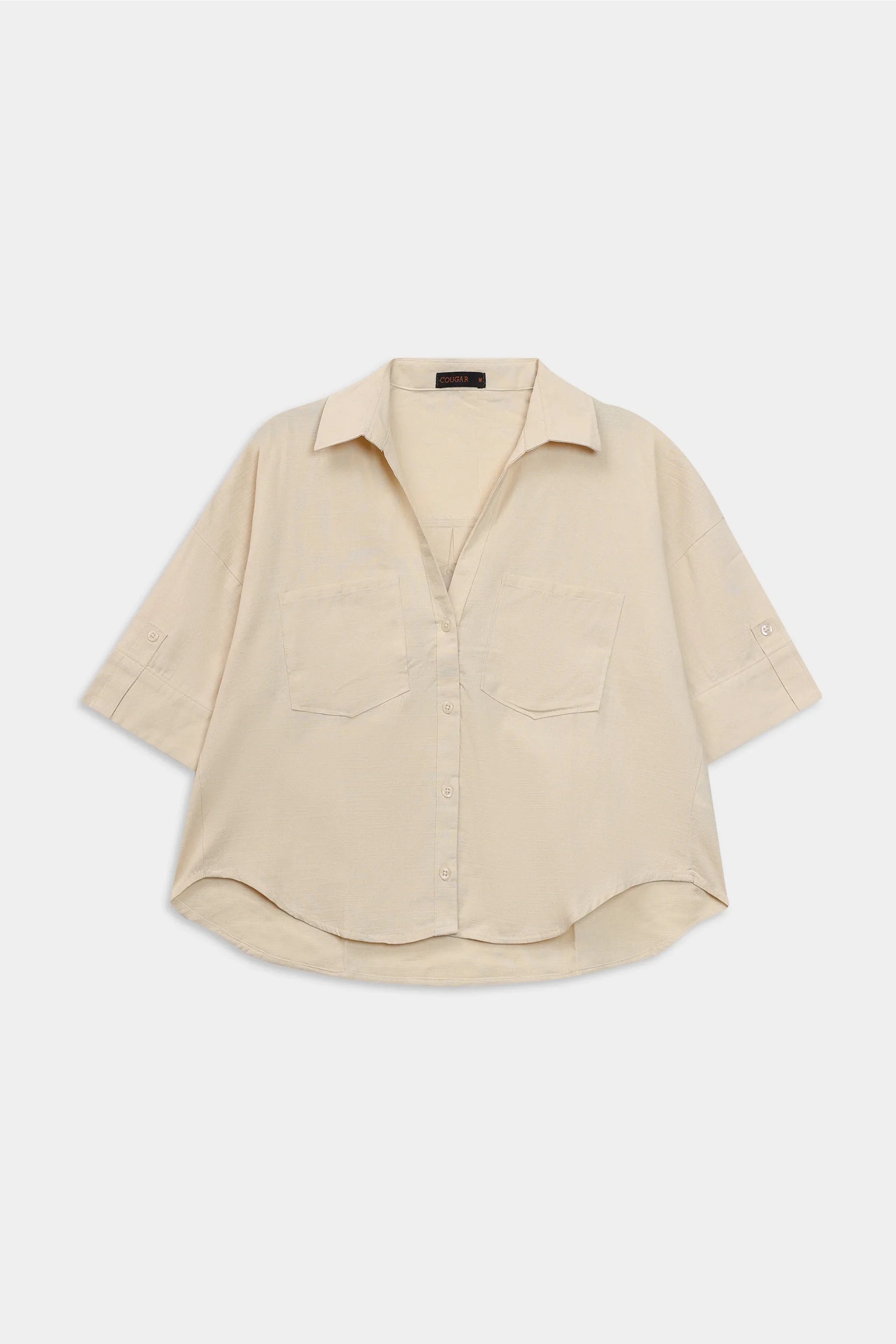 Shirt With Patch Pockets - Cougar Clothing