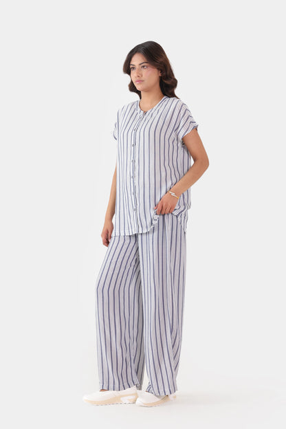 Yarn-Dyed Striped Top - Cougar Clothing