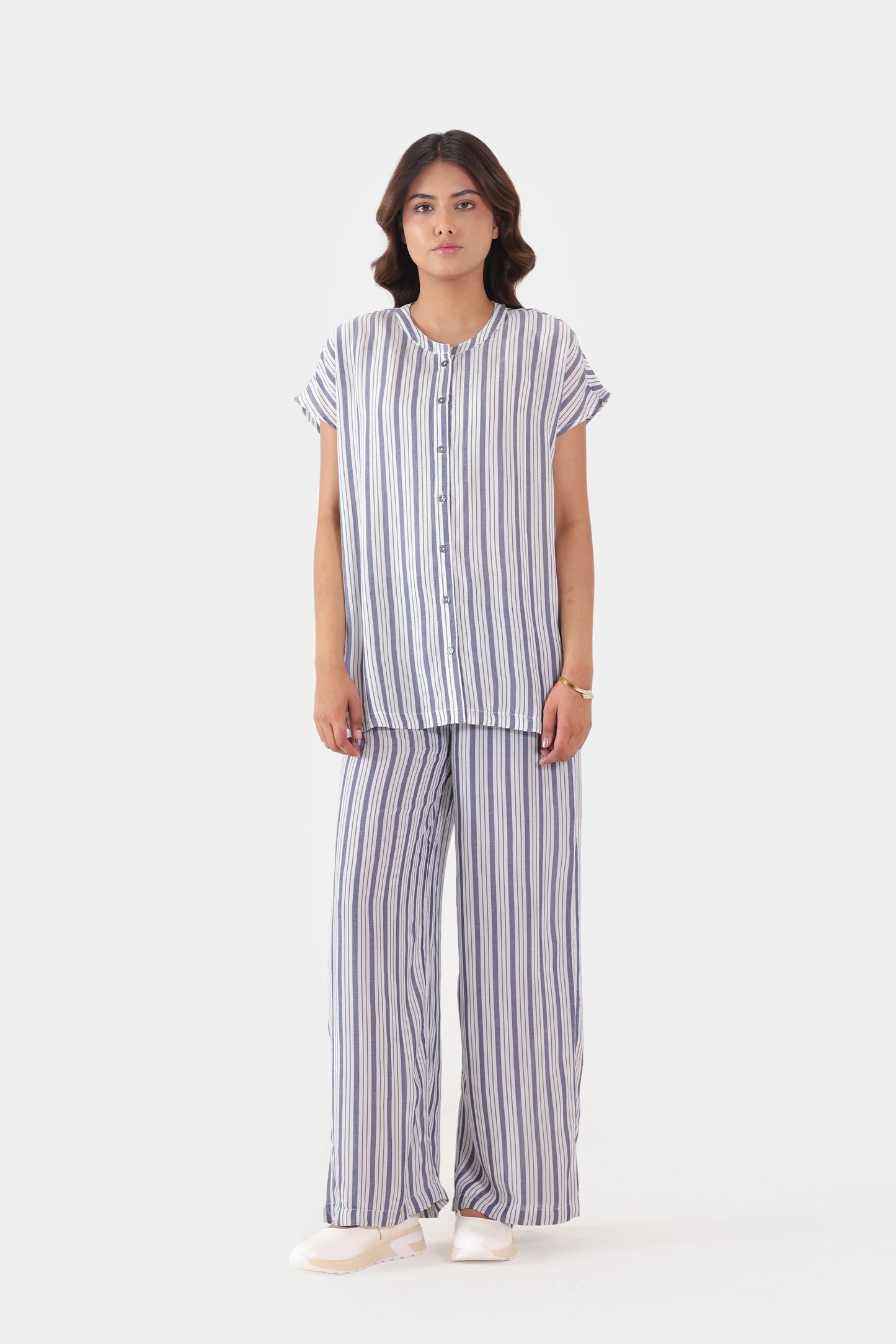 Yarn-Dyed Striped Top - Cougar Clothing