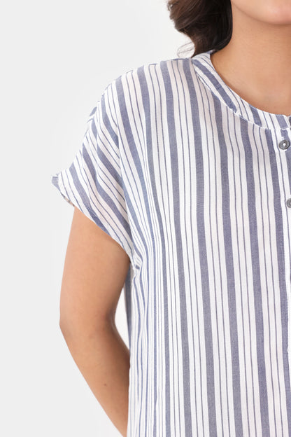 Yarn-Dyed Striped Top - Cougar Clothing