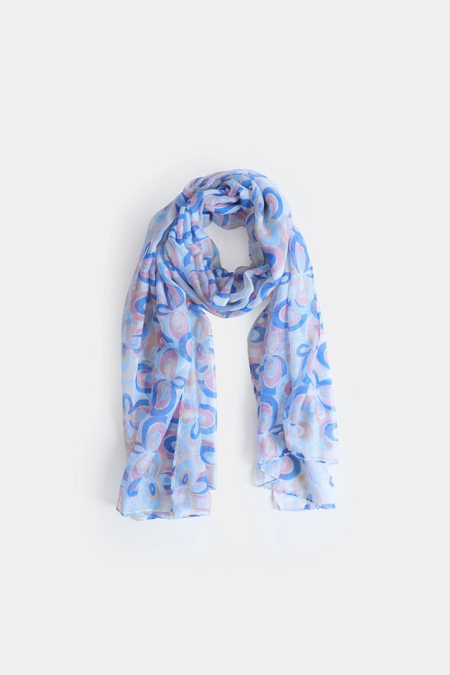 Circle Printed Scarf - Cougar Clothing