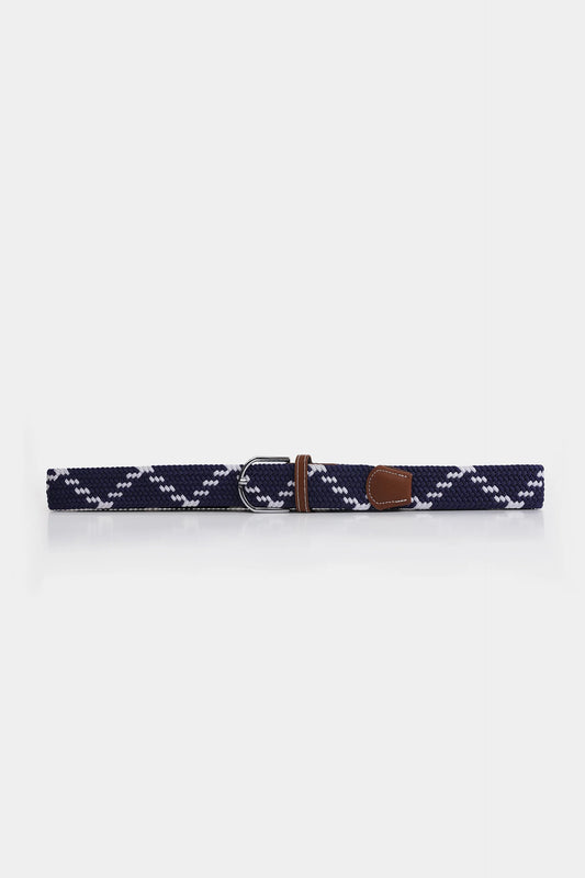 Zig-Zag Patterned Belt - Cougar Clothing