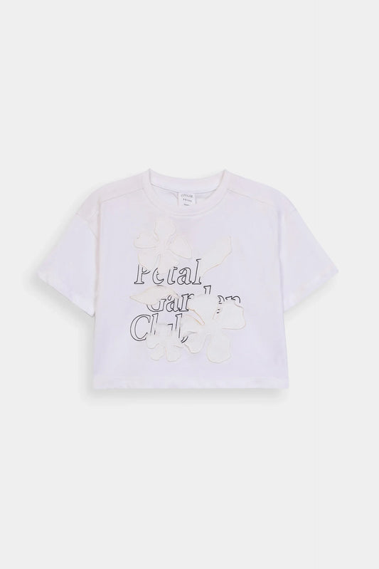 Applique-Detailed T-Shirt - Cougar Clothing