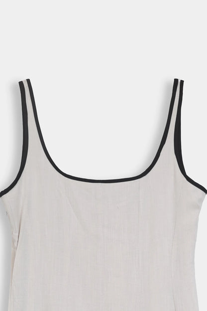 Scoop Neck Long Dress - Cougar Clothing