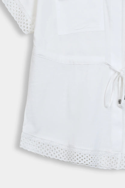 Laced Trim Shirt - Cougar Clothing