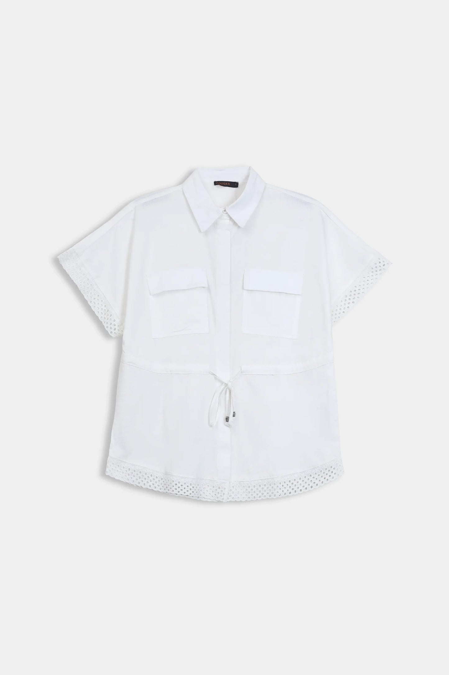 Laced Trim Shirt - Cougar Clothing