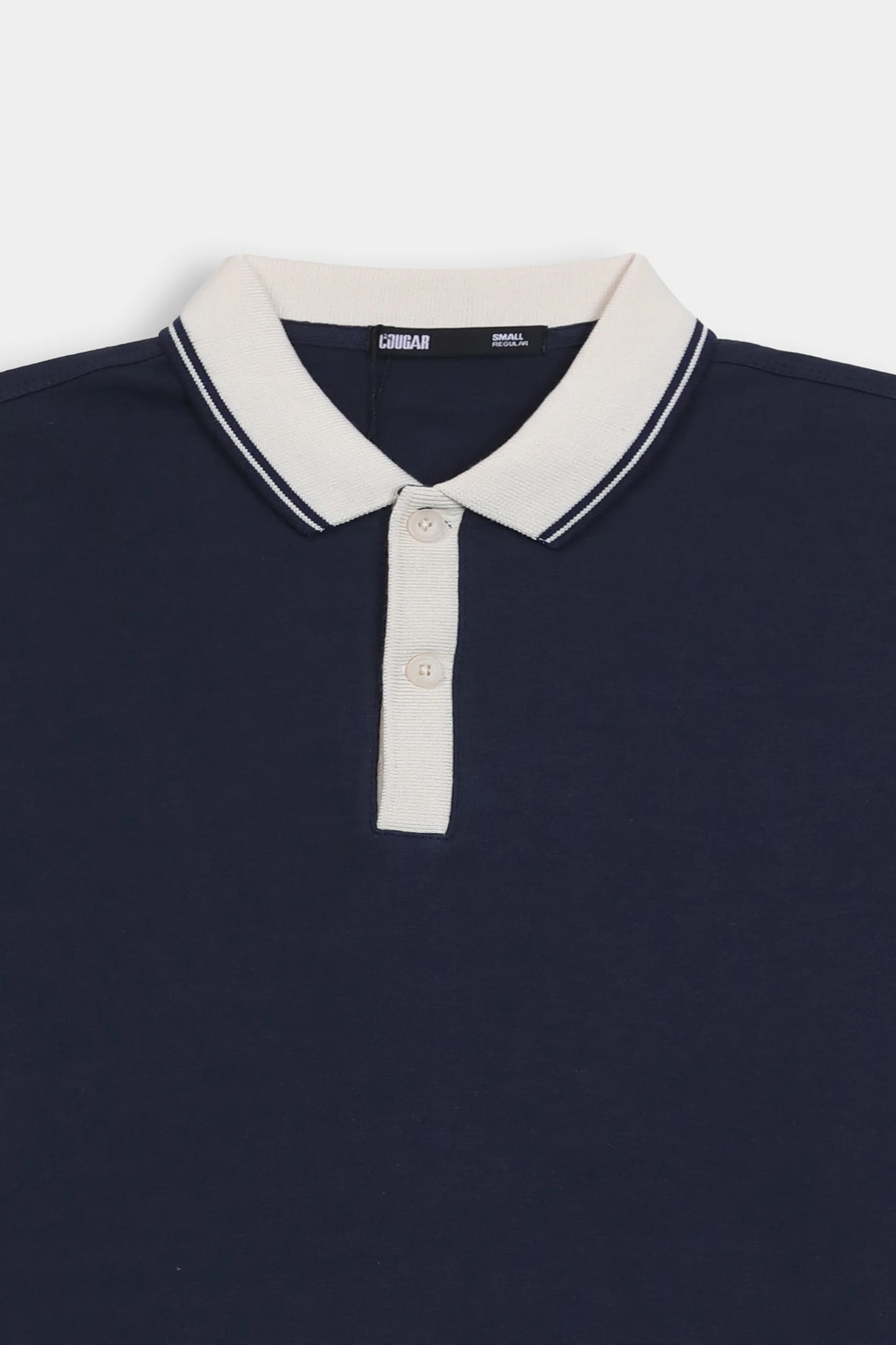 Contrast Interlock Polo - Cougar Clothing