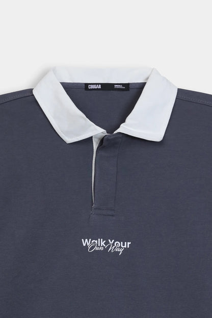 Oversized Graphic Polo - Cougar Clothing