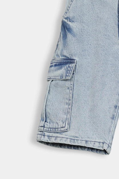 Cargo Denim Shorts - Cougar Clothing