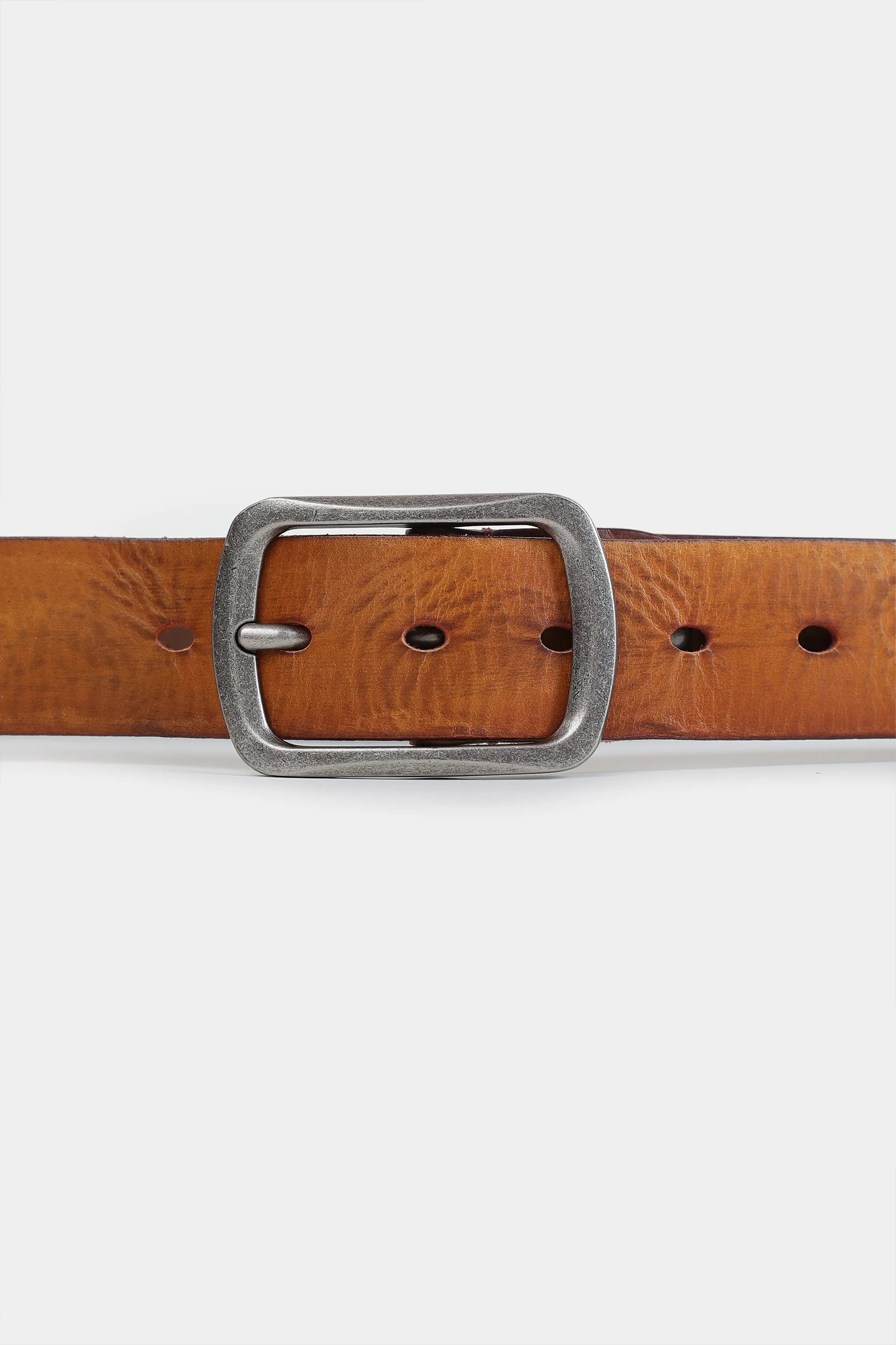 Textured Leather Belt - Cougar Clothing