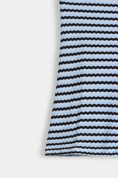 Sleeveless Striped Knitted Top - Cougar Clothing