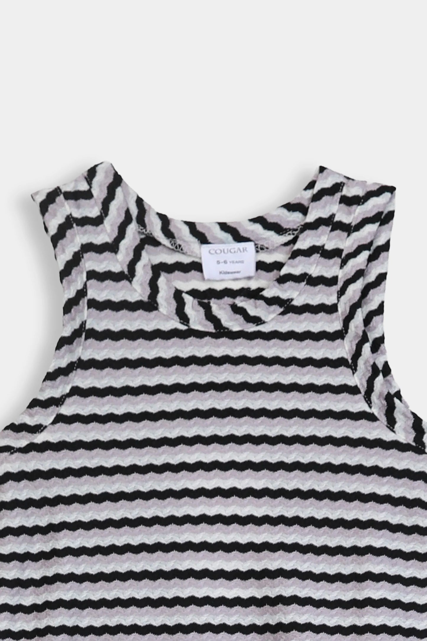 Sleeveless Striped Knitted Top - Cougar Clothing