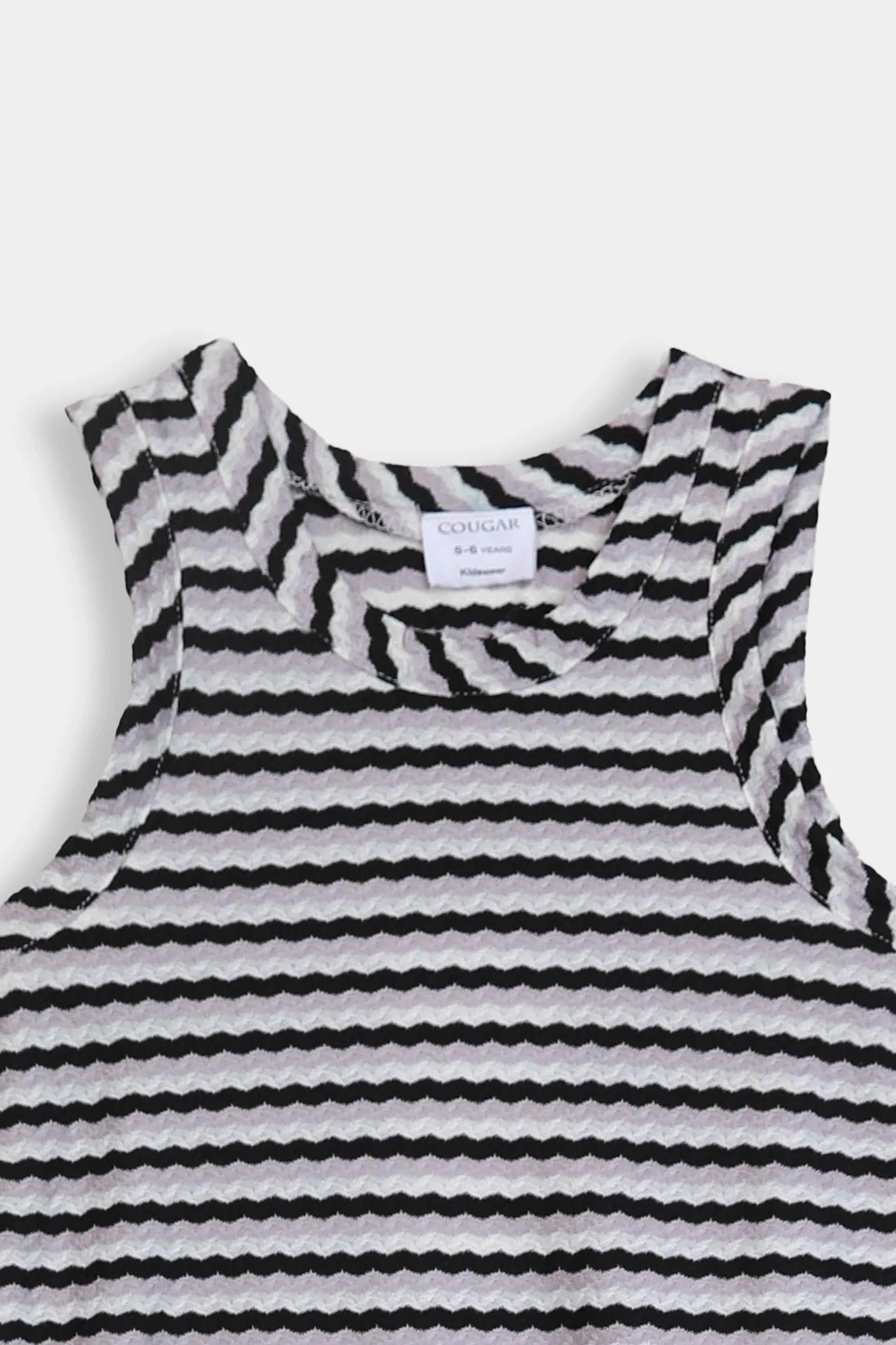 Sleeveless Striped Knitted Top - Cougar Clothing