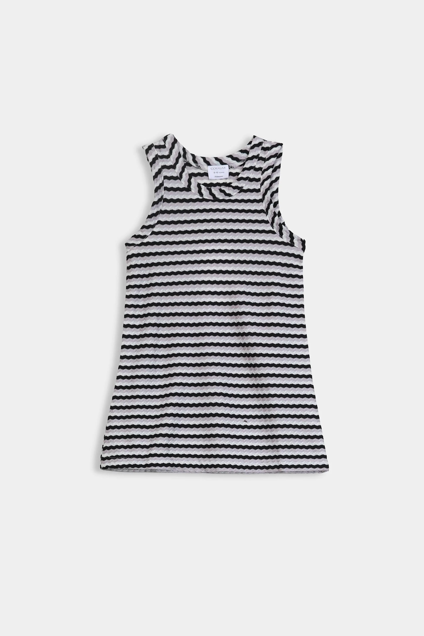 Sleeveless Striped Knitted Top - Cougar Clothing