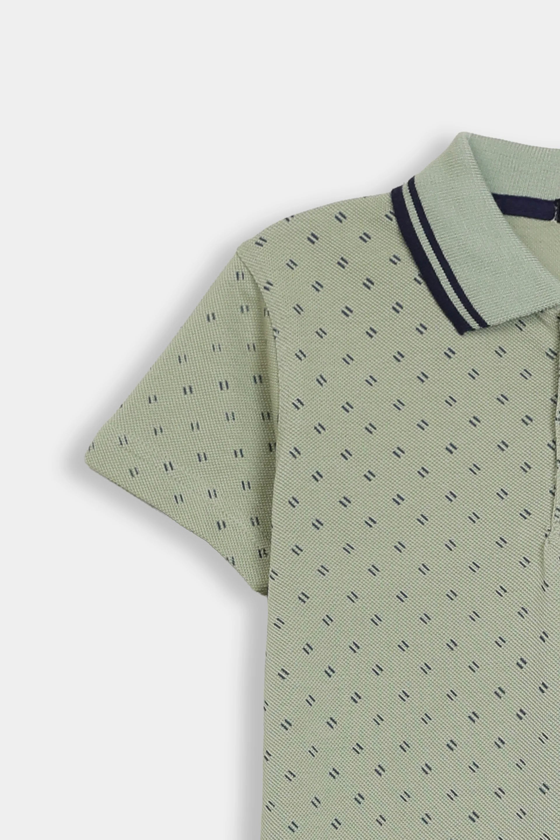 All-Over Printed Pique Polo - Cougar Clothing