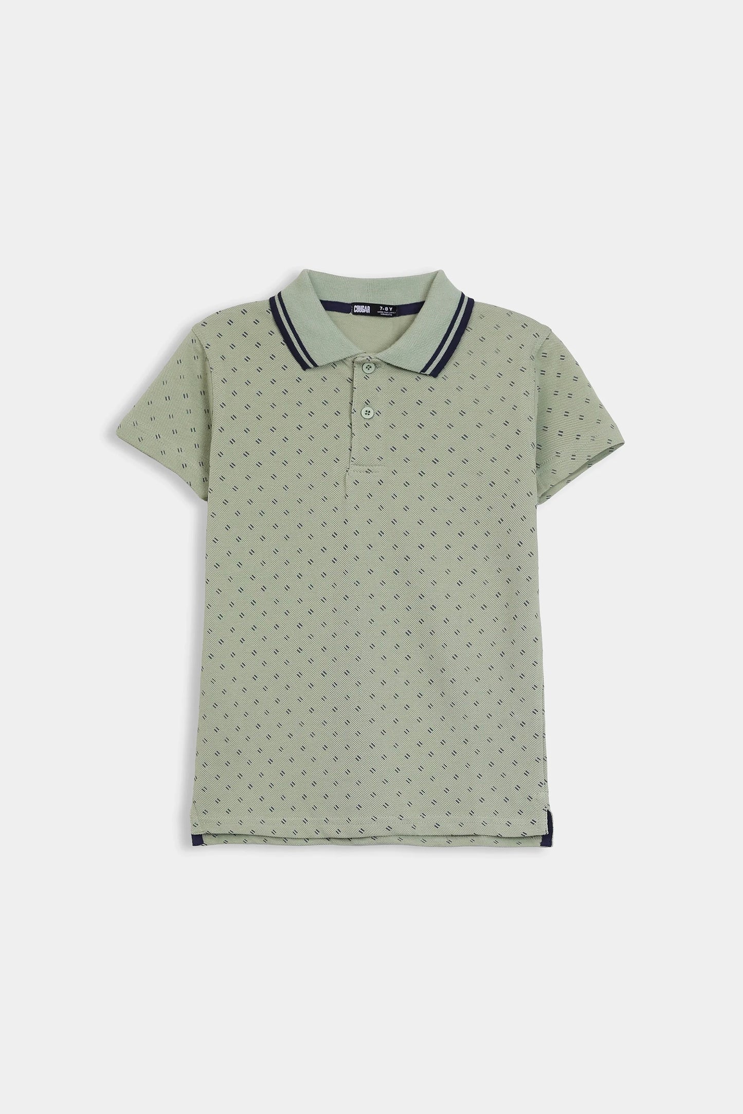 All-Over Printed Pique Polo - Cougar Clothing