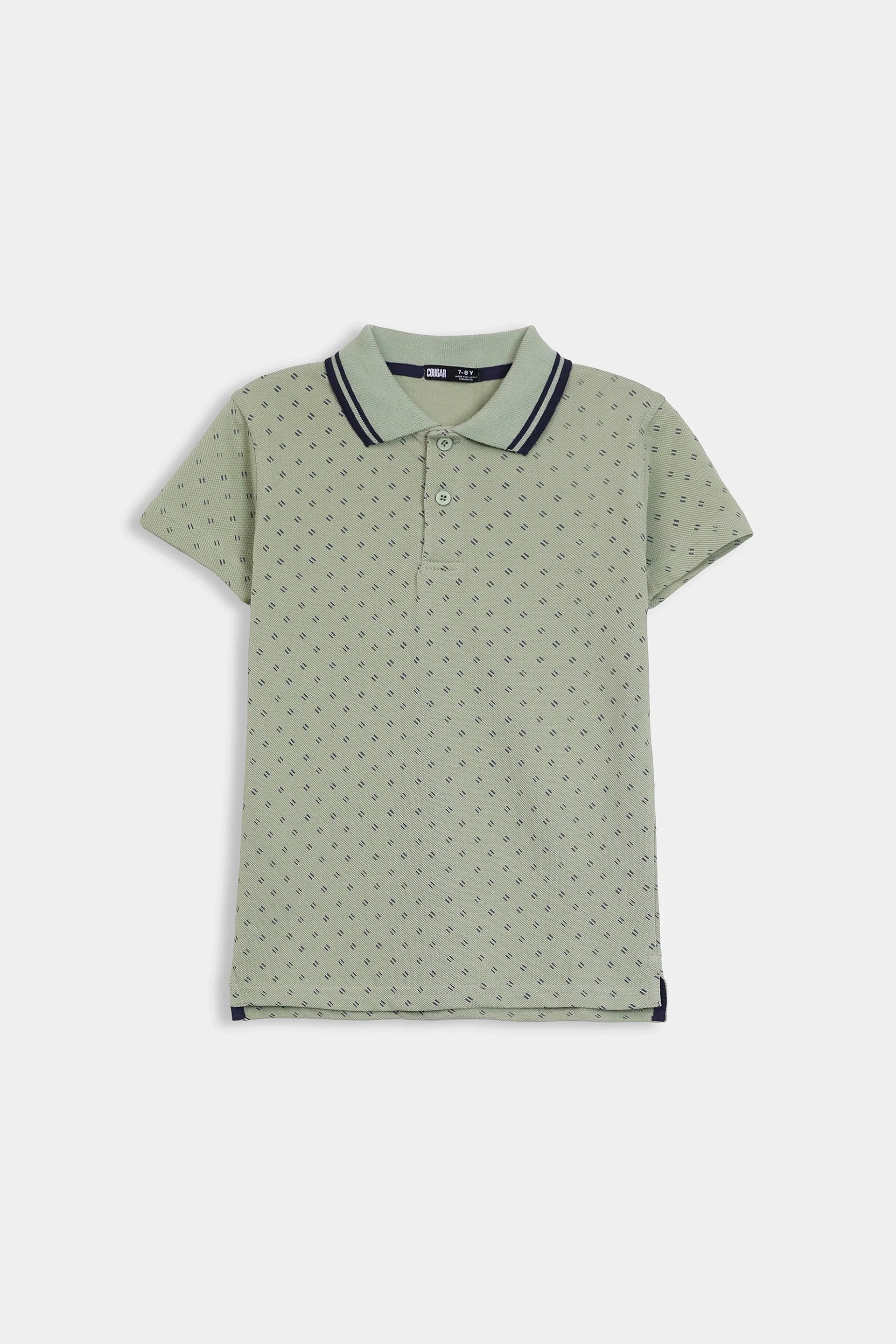 All-Over Printed Pique Polo - Cougar Clothing