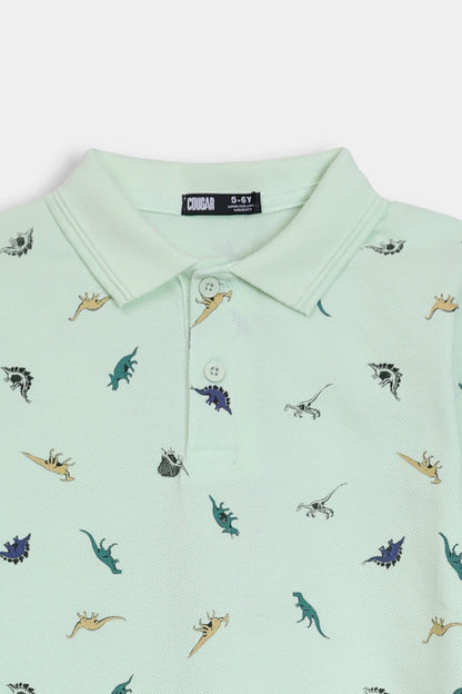 All-Over Printed Polo - Cougar Clothing