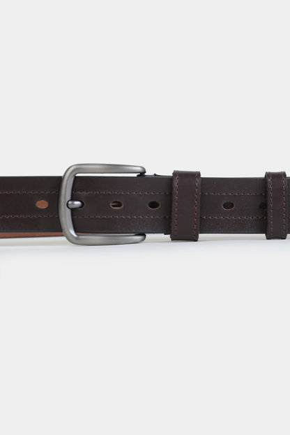 Textured Leather Belt - Cougar Clothing