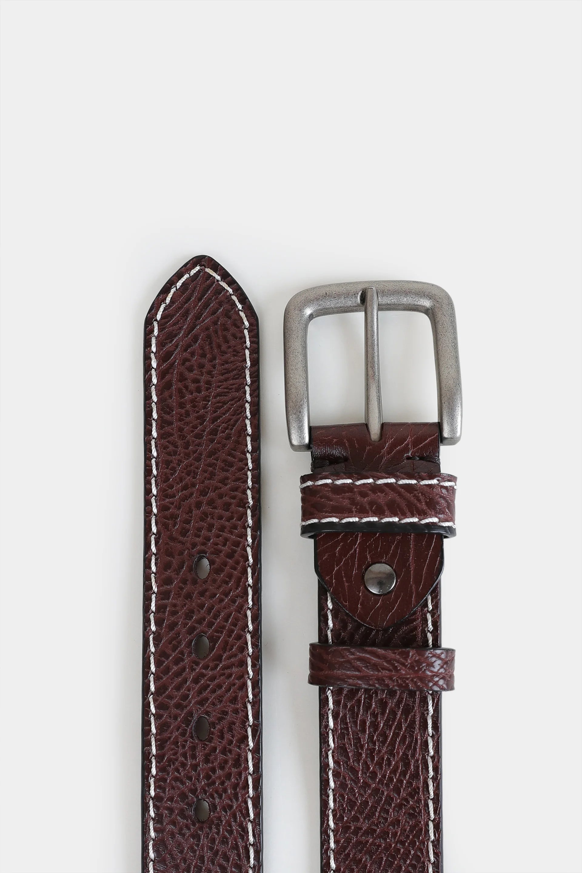 Textured Leather Belt - Cougar Clothing