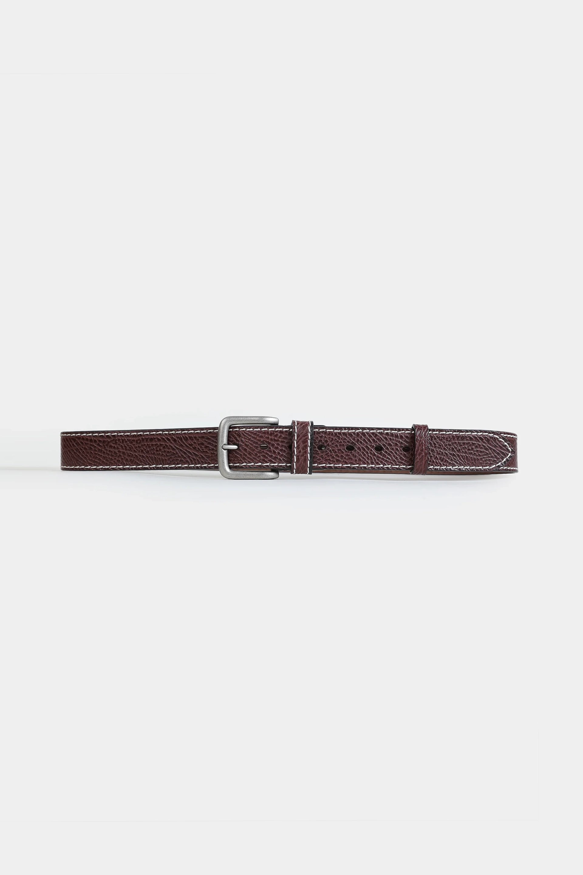 Textured Leather Belt - Cougar Clothing