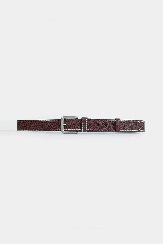 Textured Leather Belt - Cougar Clothing