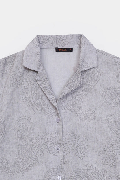Paisley Printed Shirt - Cougar Clothing