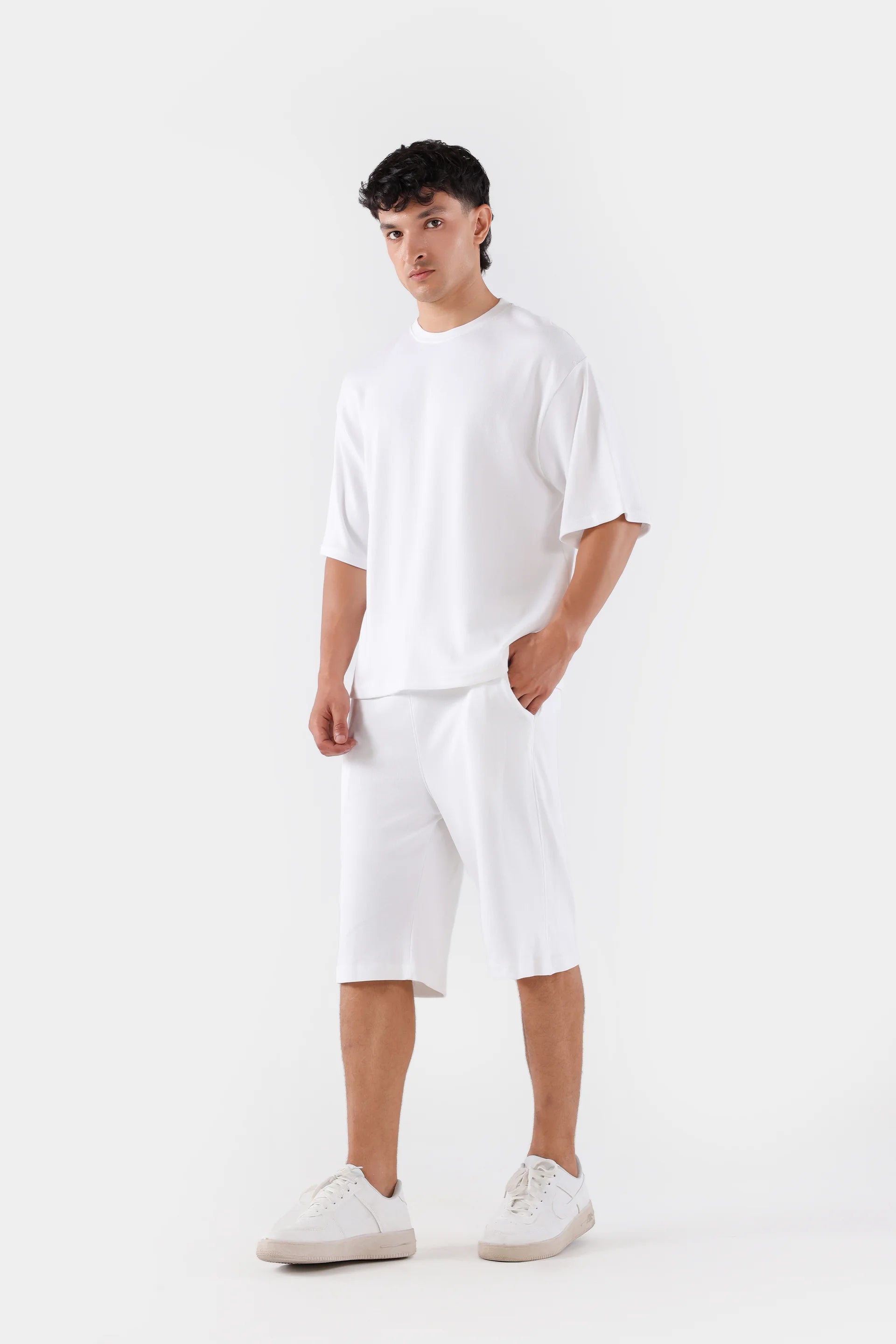 Relaxed Fit Knit Shorts - Cougar Clothing