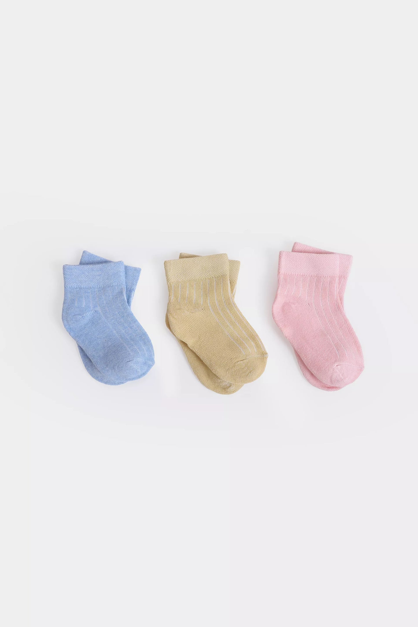 Pack of 3 Short Crew Socks - Cougar Clothing