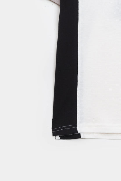 Contrast Paneled Polo - Cougar Clothing