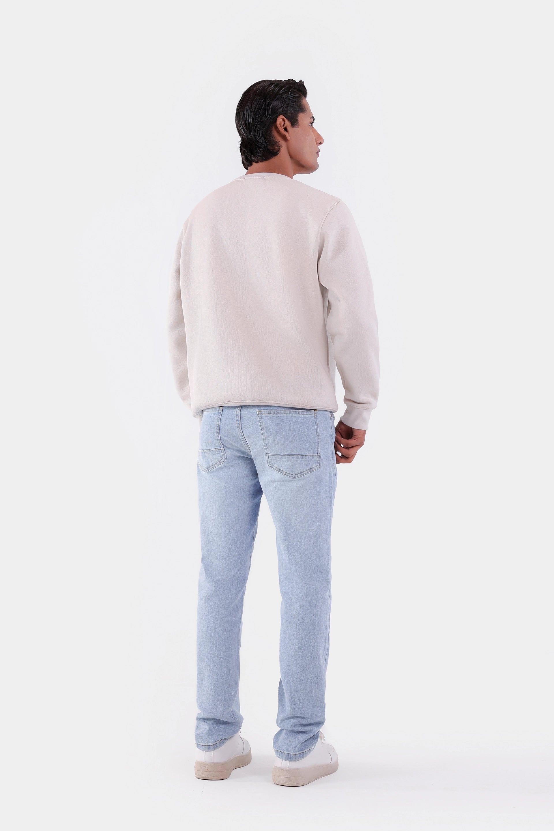 Text Print Fleece Sweatshirt - Cougar Clothing