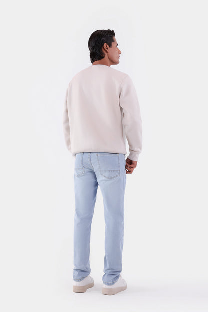 Text Print Fleece Sweatshirt - Cougar Clothing