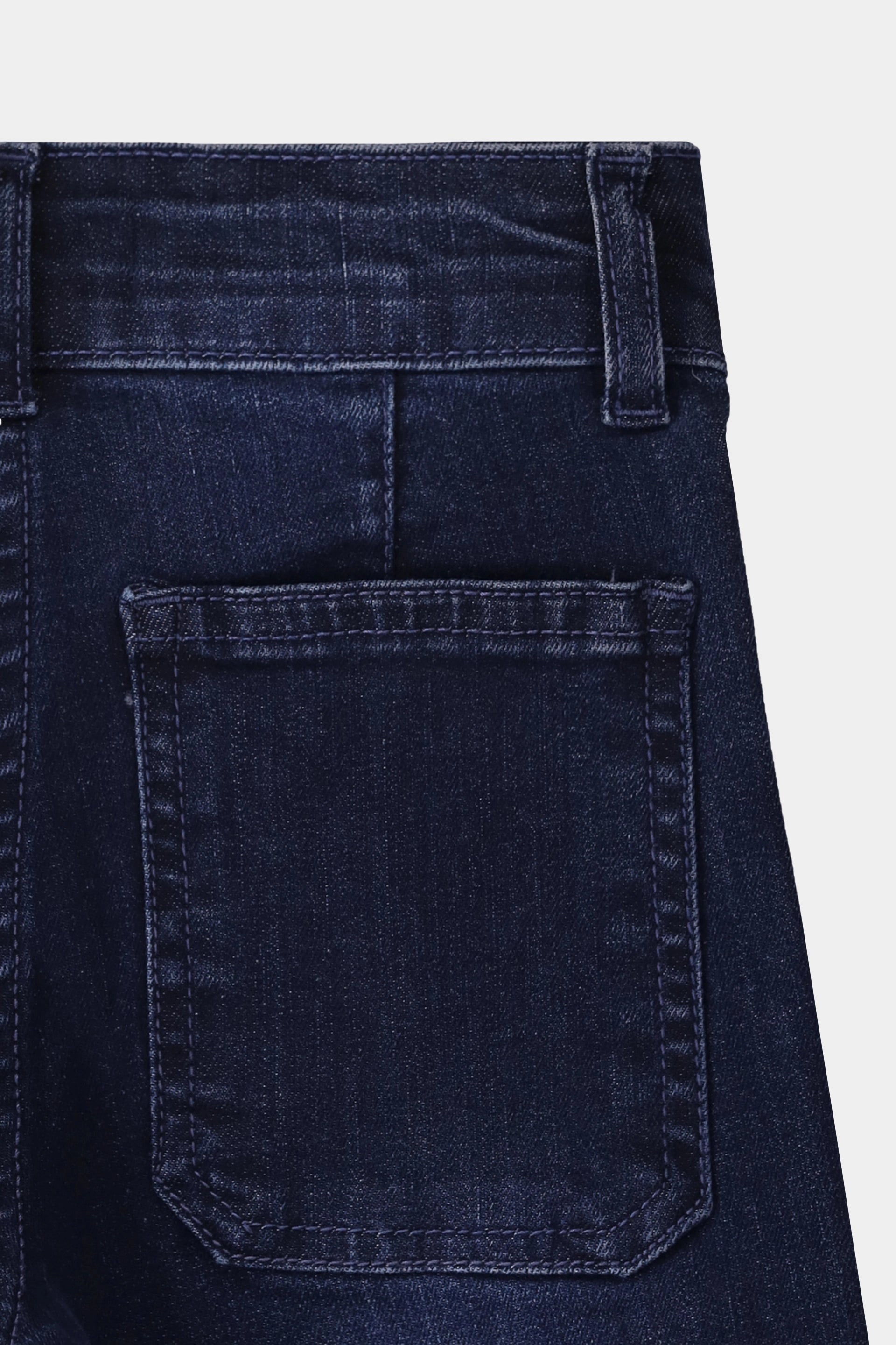 Marine Straight Jeans With Ribbon Bows - Cougar Clothing
